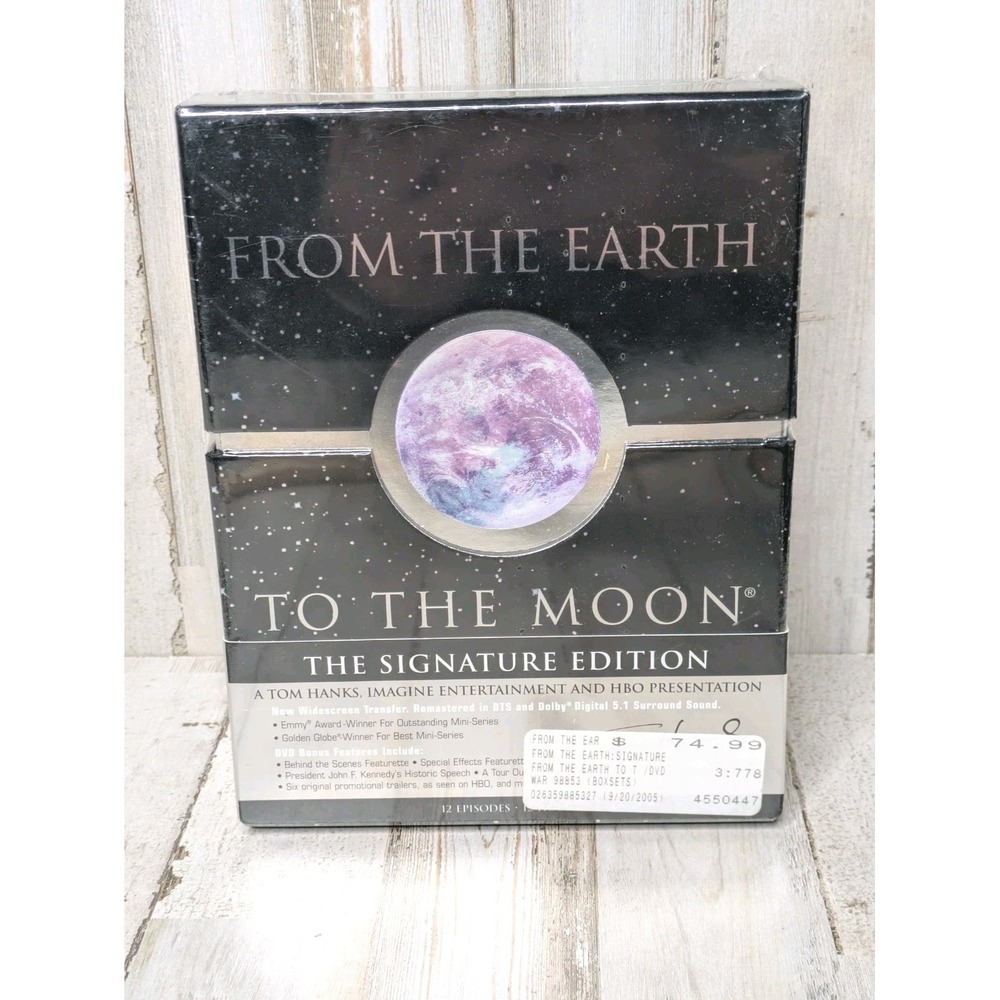 From The Earth To The Moon - Signature Edition SEALED DVD Set Tom Hanks HBO 2005
